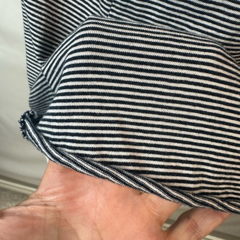 Frank & Eileen Tee Lab Navy and White Striped Tee Size Small - Picture 5 of 9